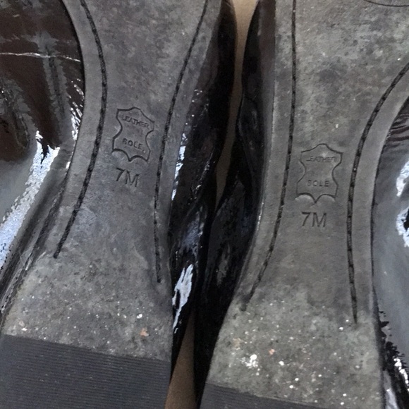 TORY BURCH BLACK FLATS SIZE 7 US - Picture 6 of 7